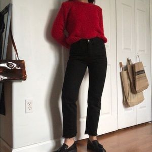 American Apparel straight leg jeans as 25